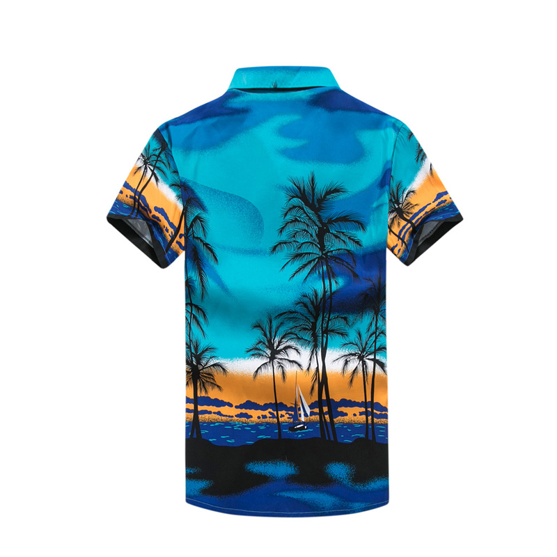 Summer Women and men's T-shirt Printed Bermuda Beach T-shirts Casual Short sleeve Couple wear T-shirts Tops