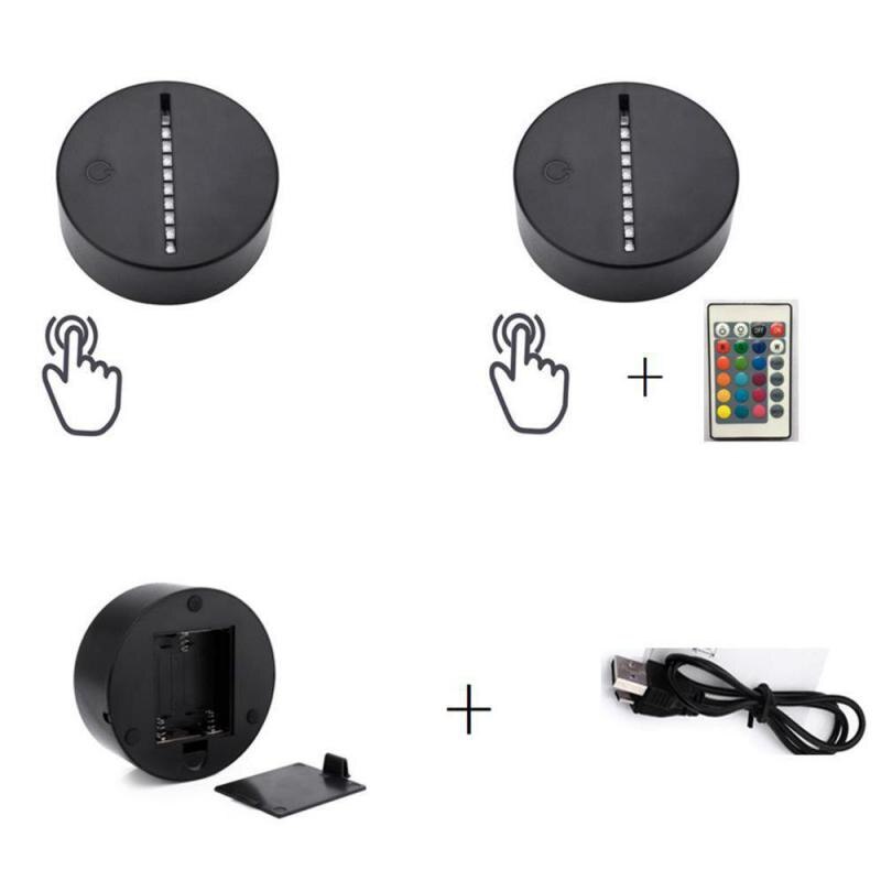 Cabriolet 3d Nightlight Vehicle Colorful Touch Led Visual Table Lamps Atmosphere 3d Led Table Lamp