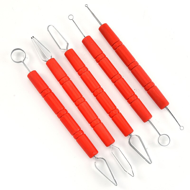 Couteau de spéléologie en argile polymère, outils de poterie, modélisation de Sculpture, Sculpture, couteau à découper, couteau à poinçon, outil de broche à Double fil