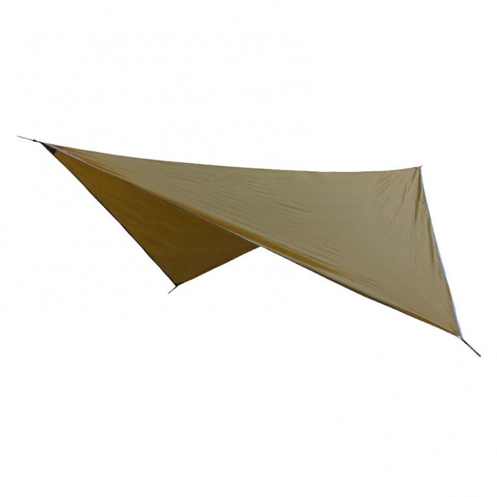 Lichtgewicht Camping Tarp Luifel Waterdicht Outdoor Zonnescherm Parasol Luifel: Camel