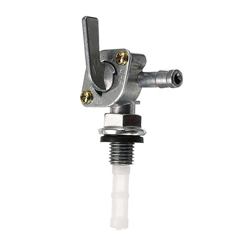 AAN/UIT Universele Brandstof Afsluitklep Tap Vervanging Voor Generator Gas Motor Tank Schakelaar Fit 1/4 "slang Tap: Donkergrijs
