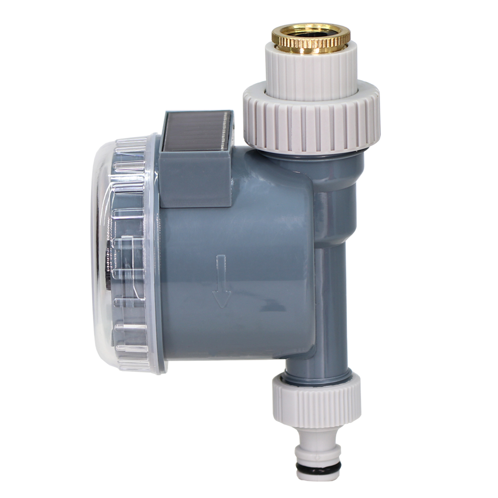 Minuterie de robinet à bille à énergie solaire, système d'arrosage goutte à goutte, contrôleur électronique automatique, maison, extérieur, serre, jardin, 1 pièce