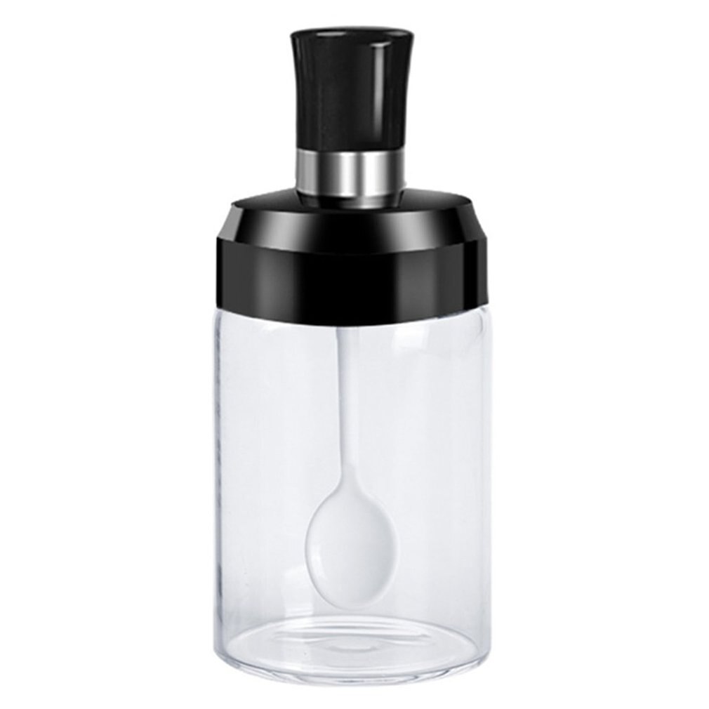 Transparent Spice Dispenser Spice Shaker Multi Function Cooking BBQ Pepper Salt Jar Seasoning Jar Tools For Kitchen: B