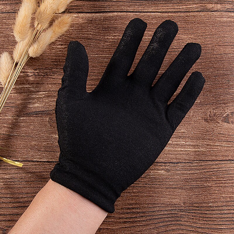 Spandex Gloves Black Etiquette Thin Short Stretch Dressy Dance Gloves