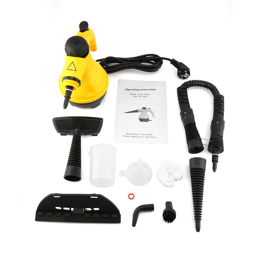 1000W Multi-Purpose Electric Steam Cleaner Eu Plug Handheld Portable Pressurized Household Steam Cleaner All-In-One Set