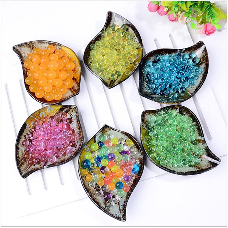 500PCS/ 5 tasche polychromen kristall schlamm kristall erde schwamm kristall perlen farbige keramik blase perlen soilless kultur