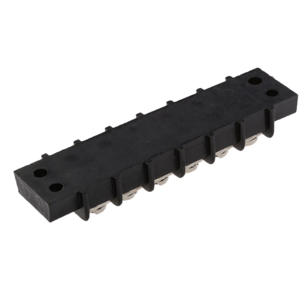 6 Circuit 30A Terminal Block with Nickel Plated Brass Contacts for Boats