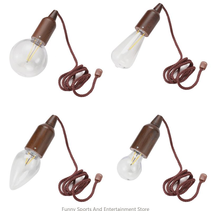 C4DE wasserdichte draussen -Zeltlicht Innenhof Ziehen Sie Kordlampe dekoratives hängendes Licht
