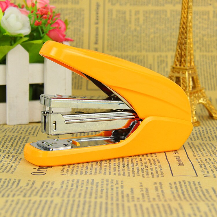 Essential Office Labor-saving Stapler 12# Mini Hand Medium Stapler Factory Children Candy Color Staplers