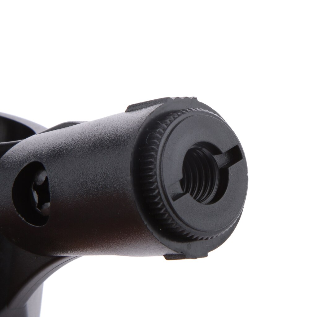 Universal Microphone Mic Stand Accessory Plastic Clamp Clip Holder Mount Black
