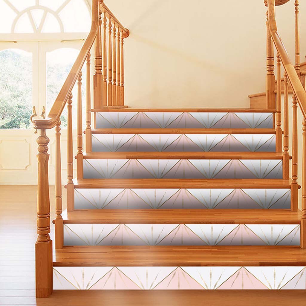 DIY Stairs Stickers Wall Sticker Trap Stickers stickers escalier contremarche 3D Simulation Stair Sticker Waterproof Z4: E