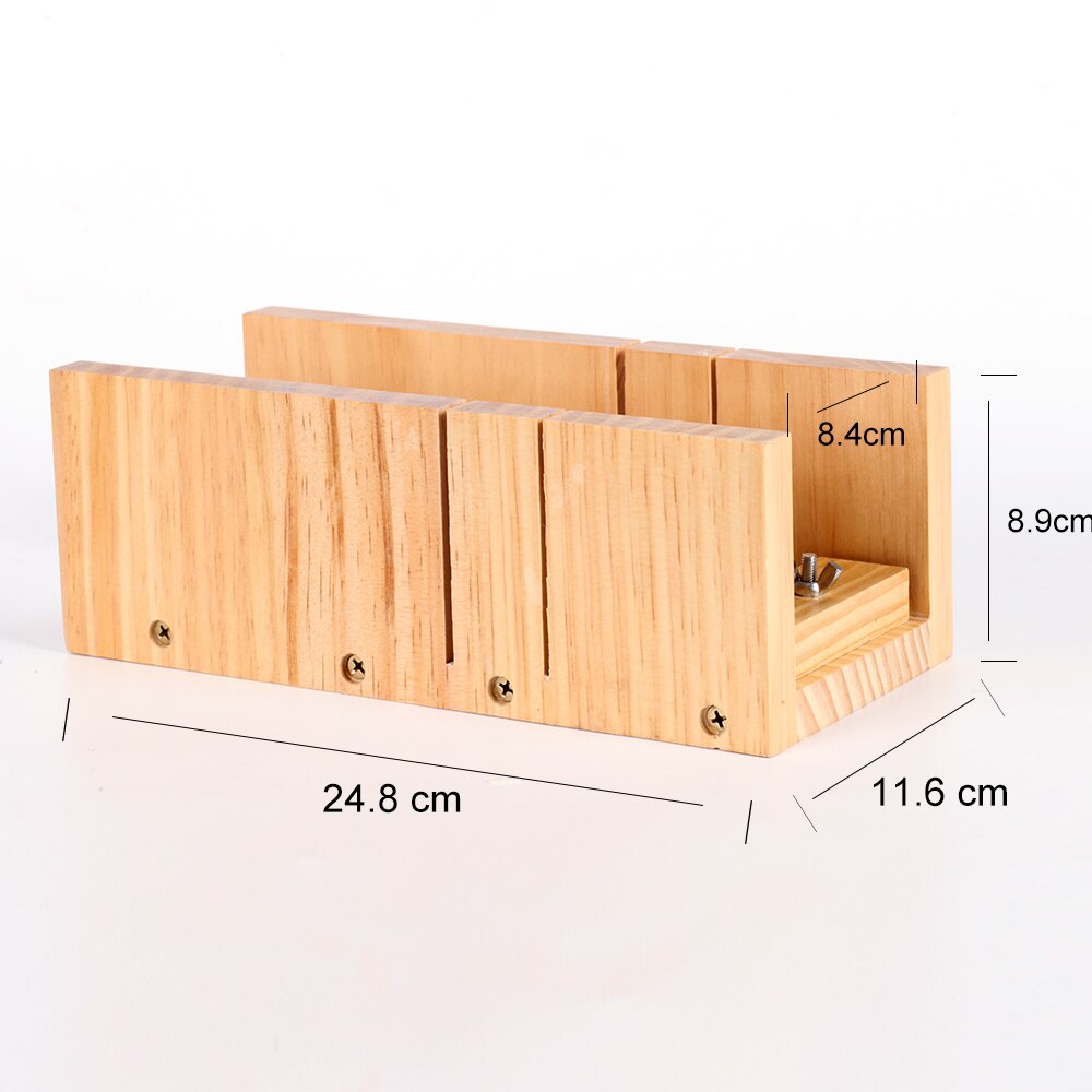 Nicole Zeep Maken Kit Loaf Soap Mold Met Verstelbare Snijden Doos En 2 Cutters: Soap cutter