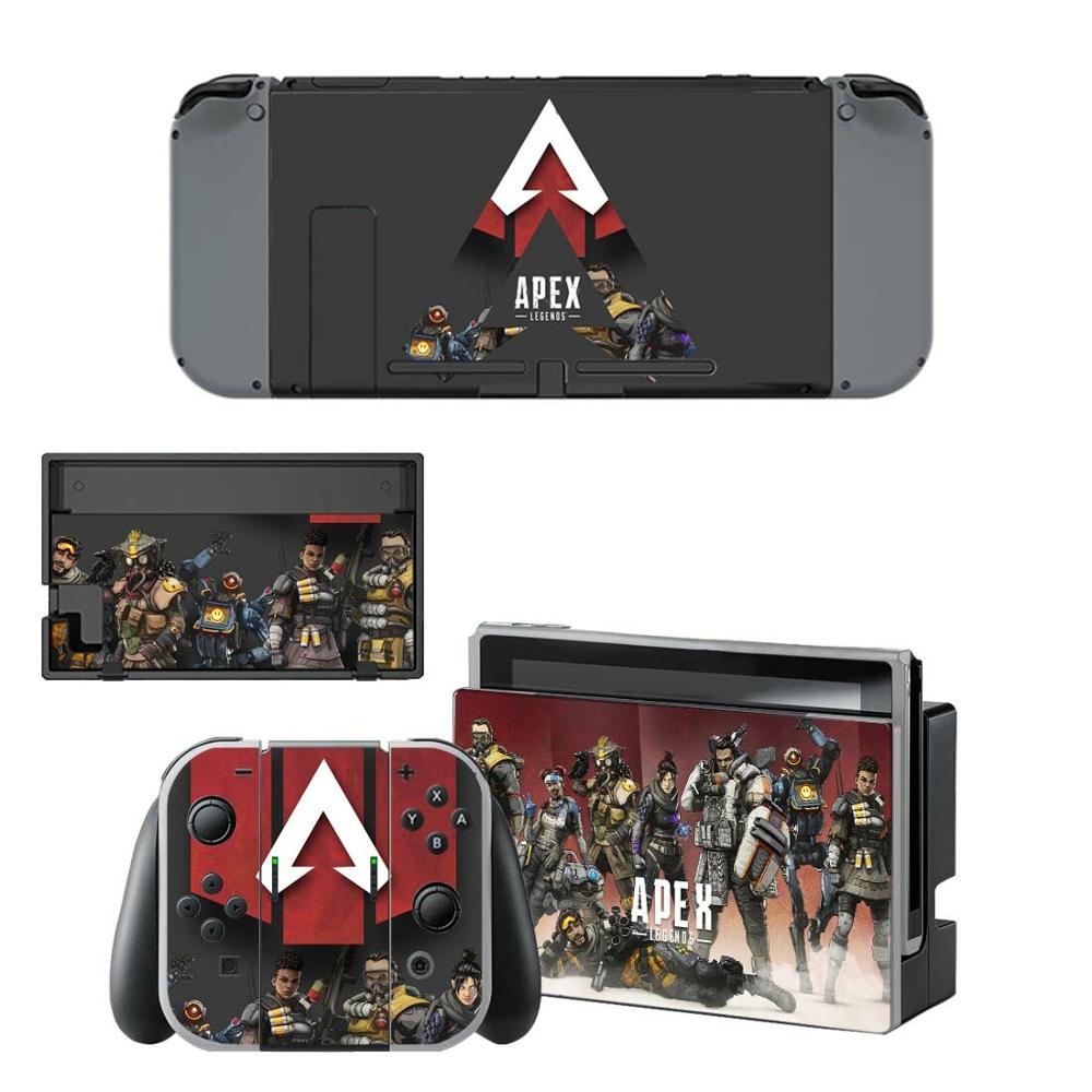 APEX Legends Nintendoswitch Haut Nintend Schalter Aufkleber Aufkleber für Nintendo Schalter Konsole Freude-con Controller Dock Haut Aufkleber: YSNS1848