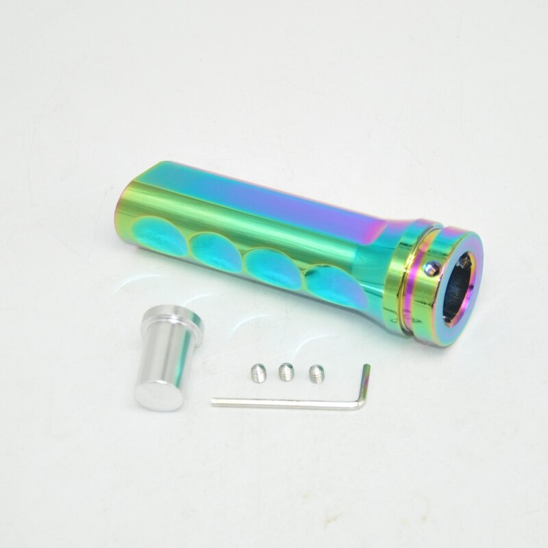 Red/Silver/Black/Blue/Purple/Gold/Green Handbrake Cover Handle General Gear Head Refires Hand brake Grip: Neo Chrome