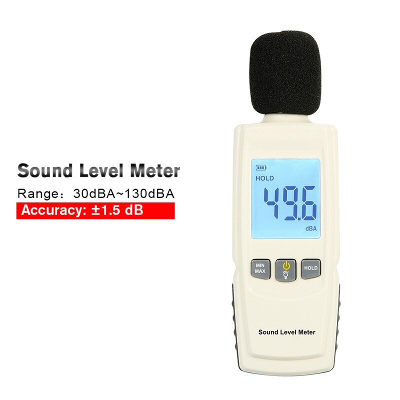 Anpwoo GM1352 Digitale Geluidsmeter Decibelmeter Lawaai Decibel Meter Noise Tester Office Home Beschikbaar