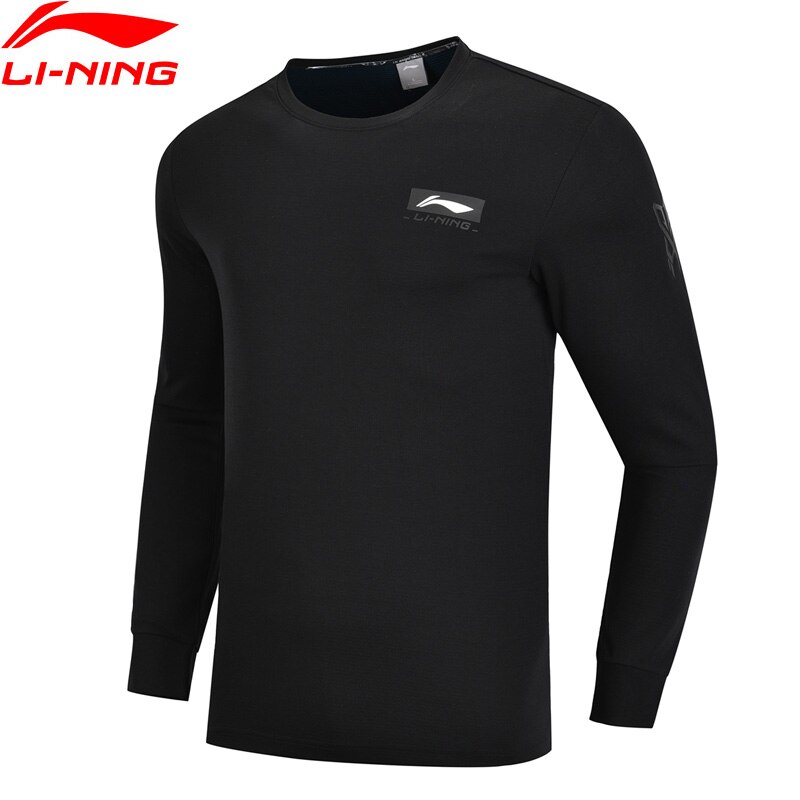 Li-ning mænd basketballserie sweater regular fit hættetrøje 74%  bomuld 26%  polyester foring komfort sportstoppe awdn 327 cjas 18