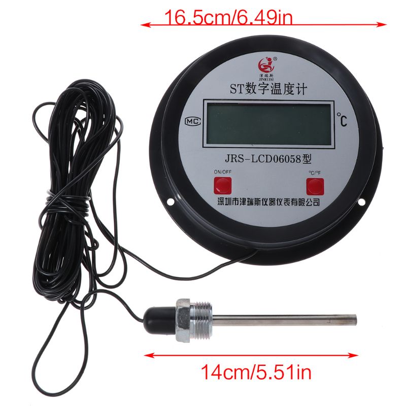 Termómetro Digital electrónico para caldera Industrial de alta temperatura, medidor de temperatura del agua,