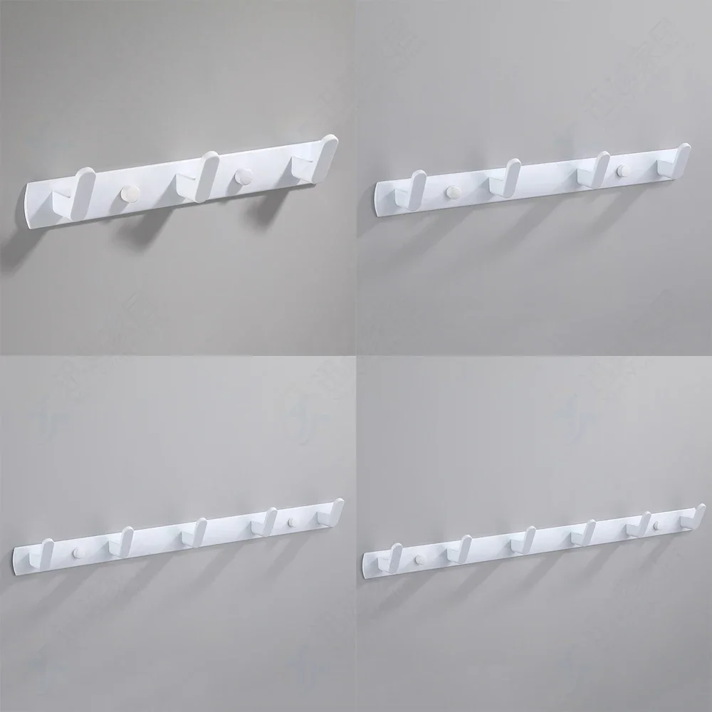 Zauberstab Halfter Kleider haken Kleider handtuch Halfter weiß Aluminium Toilette Flur Haken hängen Regal Schlecht Küchen zubehör