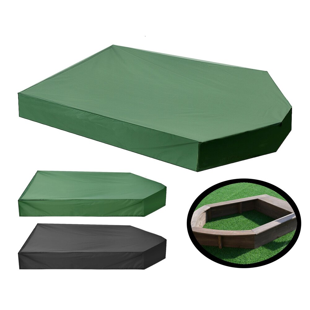 1 Set Sandbox Cover Square Waterproof Oxford Cloth Dust Cover Canopy Drawstring Sandbox Sandpit Dustproof Cover
