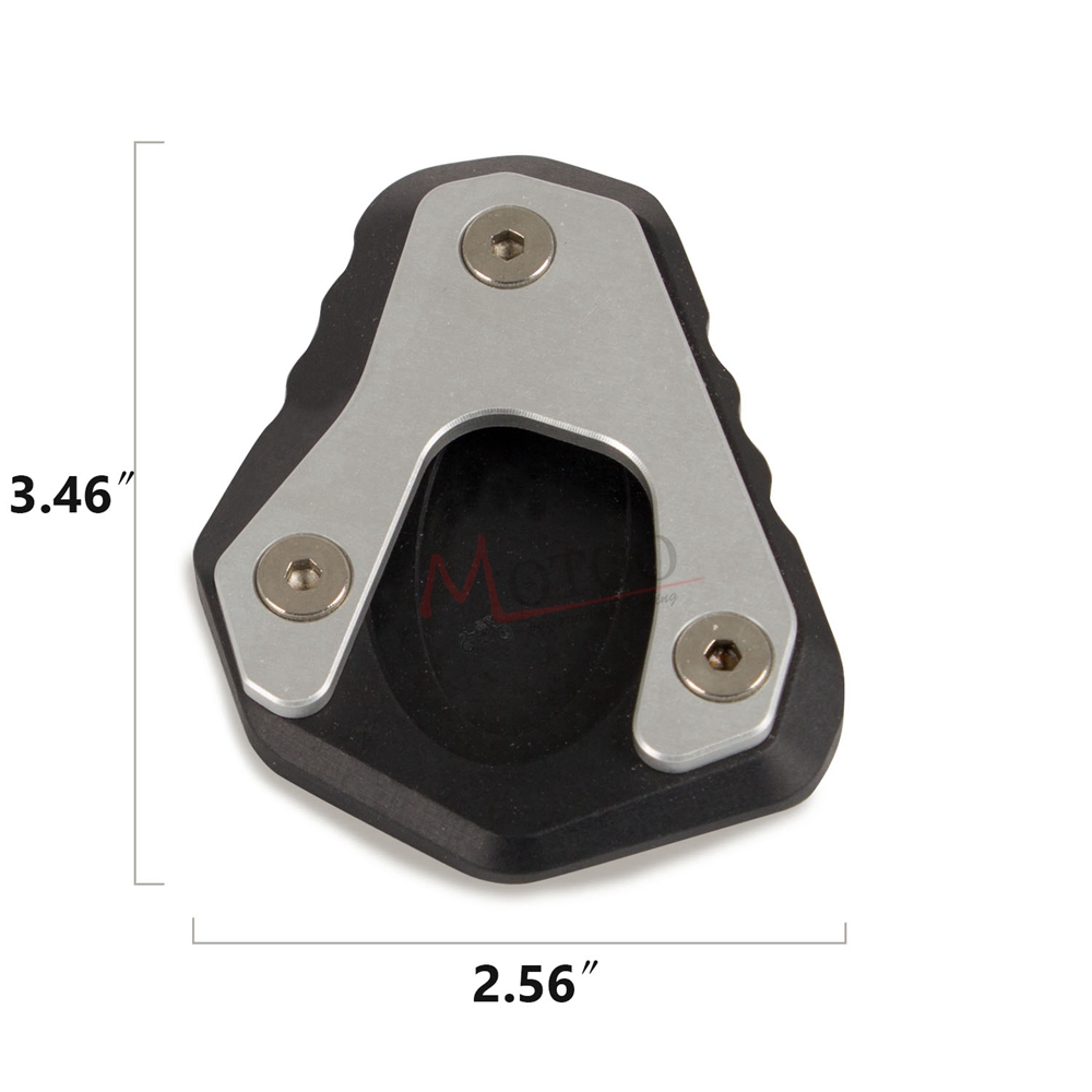 Motorfiets Side Stand Pad Plaat Kickstand Vergroter Ondersteuning Uitbreiding Voor KAWASAKI Z650 ER650H HA2 EX650K