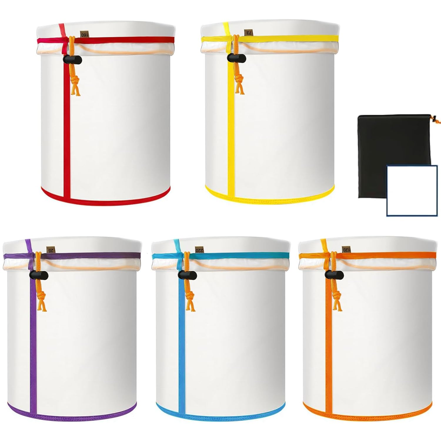 5 Gallon Filter Bag All Mesh Nylon Bubble Hash Bag Garden Grow Bag Hash Herbal Bags Ice Essence Extractor Kit Extraction