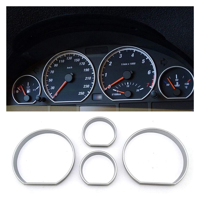 Embellecedor Interior para salpicadero de coche, accesorios de embellecedor de Dial para BMW E46 M3 Serie 3