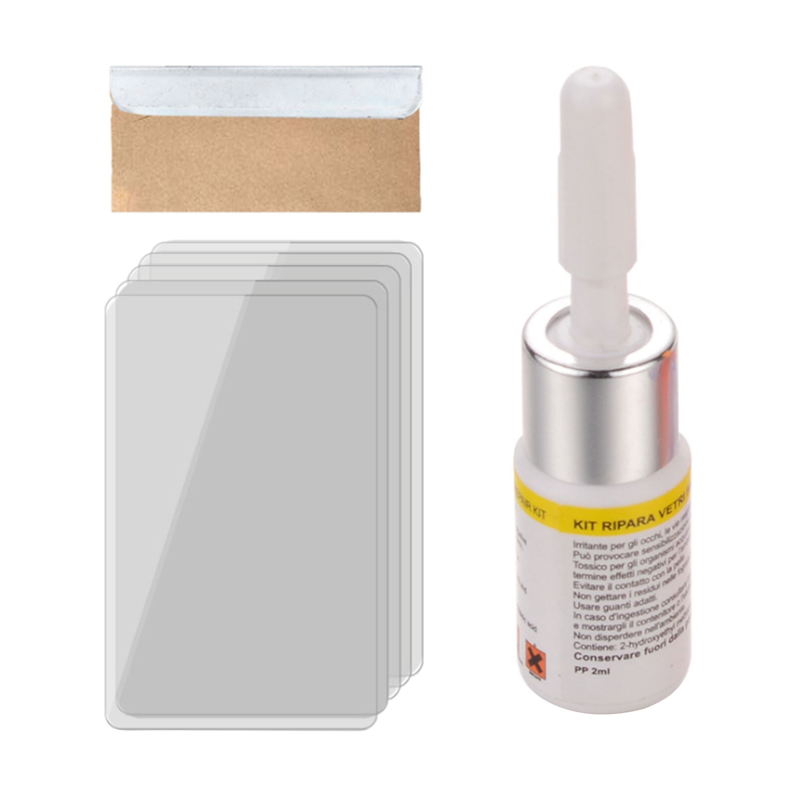 Windshield Repair Kit Car Glass Scratch Crack Window Polishing Resin Kit