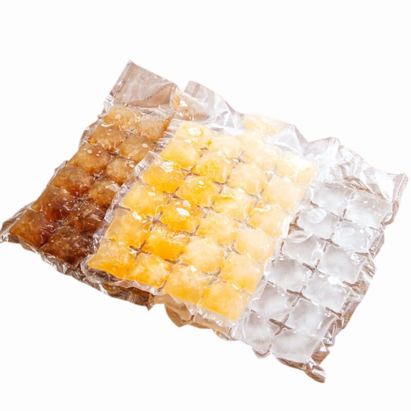 Sacs à glace jetables 10 pièces/paquet | Moule à glace plateau à glaçons, moule à glace d'été bricolage outil à boire, 24 pièces Cubes à glace