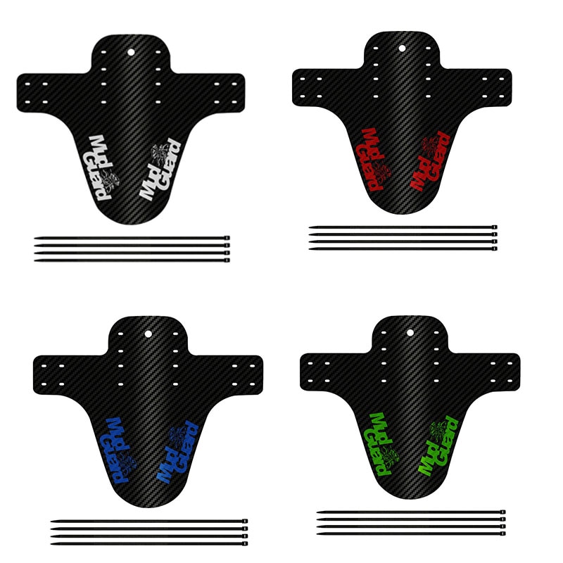 Mountainbike spatbord, mtb spatbord, voor- en achterspatbord voor fietsen - groen: Default Title