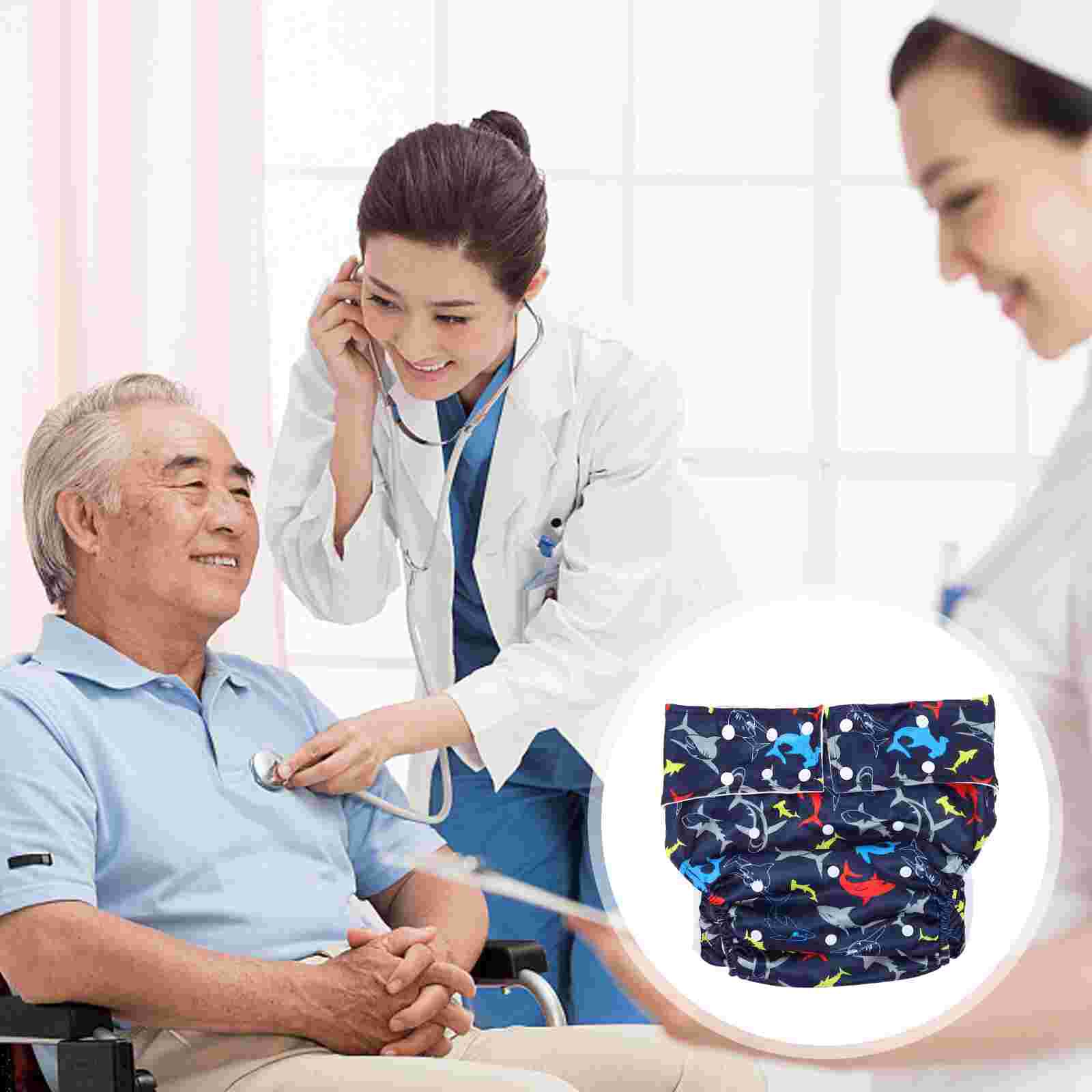 1Pc Dicht Erwachsene Windel Windel Mehrweg Alte Menschen Windel Tuch Windel