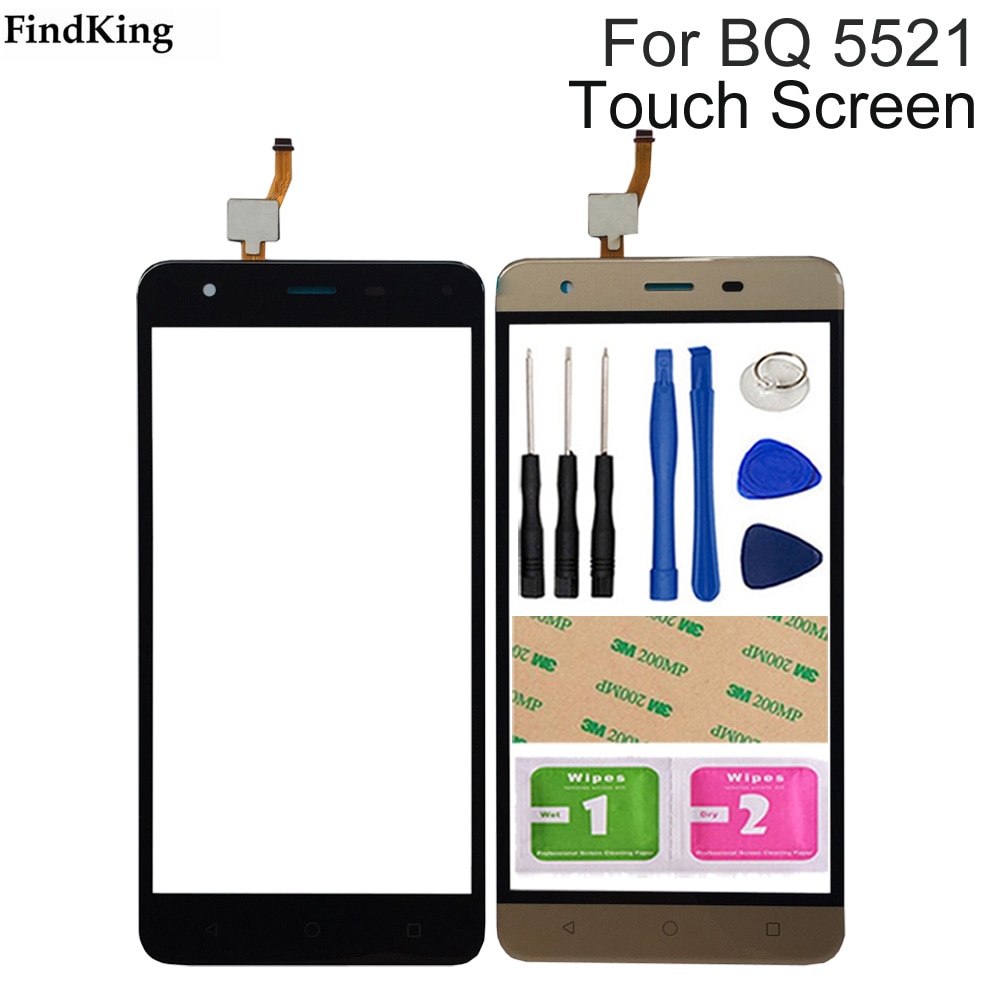 Touch Screen Digitizer for BQ-5521 Strike Power - 5.3" Display - Tested - Replacement Part