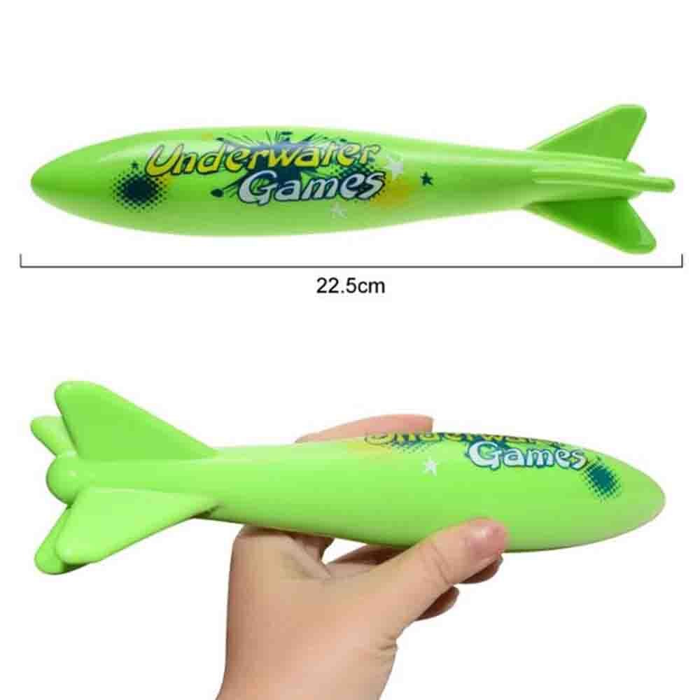 Children's swimming toy diving ring stick water injection toy various styles swimming pool party decoration beach toys: diving torpedo