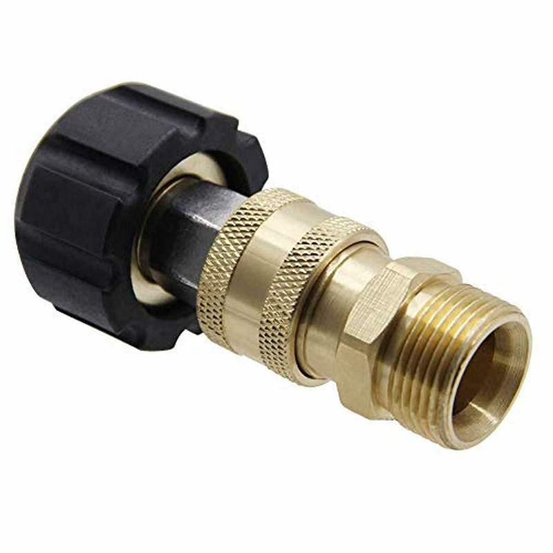High Pressure Washer Adapter Set 5000PSI M22 1/4" Swivel Quick Connect Kit Graden Washing Tool Accessories Irrigation Tools