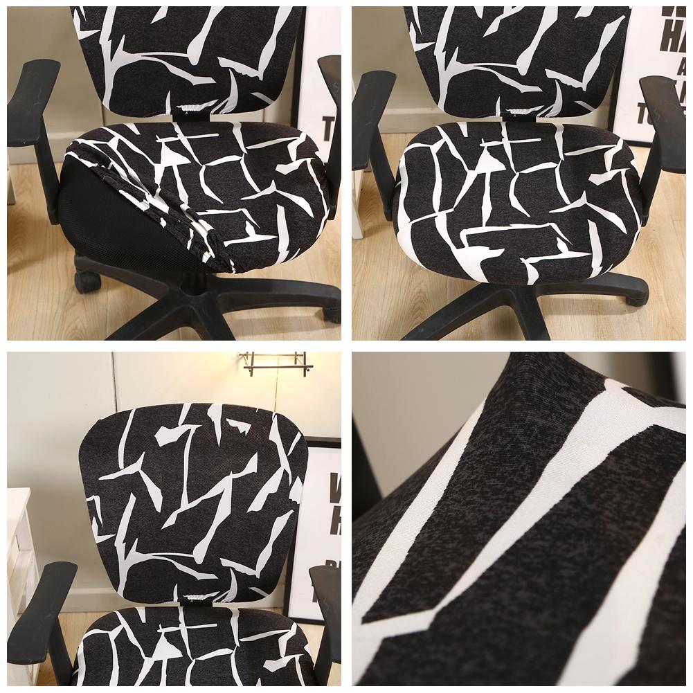 Computer Office Chair Cover Rekbaar Universal Swivel Stoel Cover Voor Kantoor Forras De Cadeiras Decoratieve Stoelbekleding