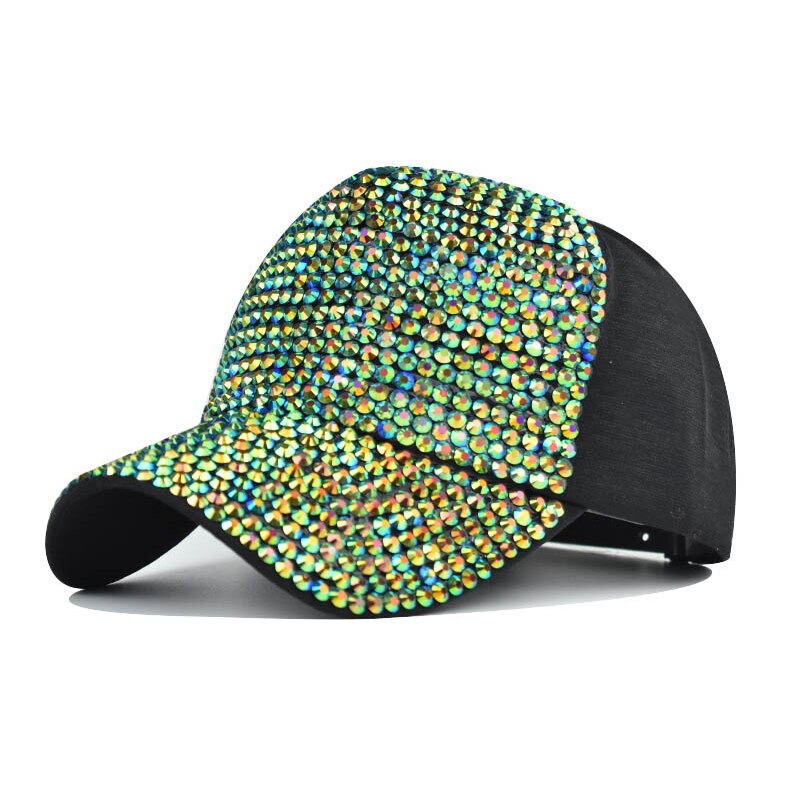 Gorra de béisbol con diamantes para mujer, gorro de béisbol con diamantes a la para actividades al aire libre, para el Sol, para viajes, senderismo, juvenil,: style 4