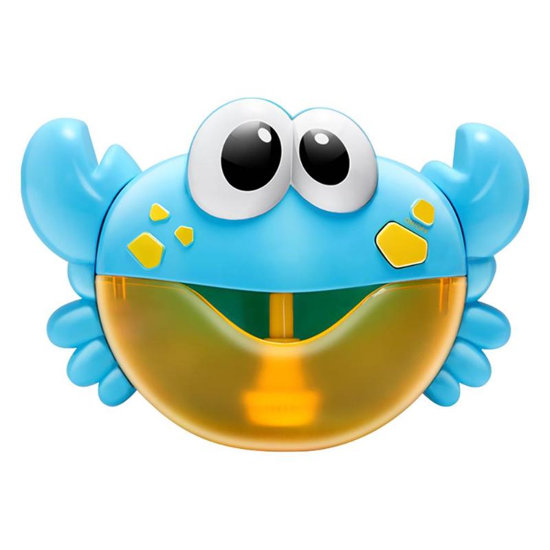 Boble maskine let elektrisk legetøj lave boble krabber sjov musik bad pool baby børn udendørs svømning badekar sæbe maskine legetøj: 07