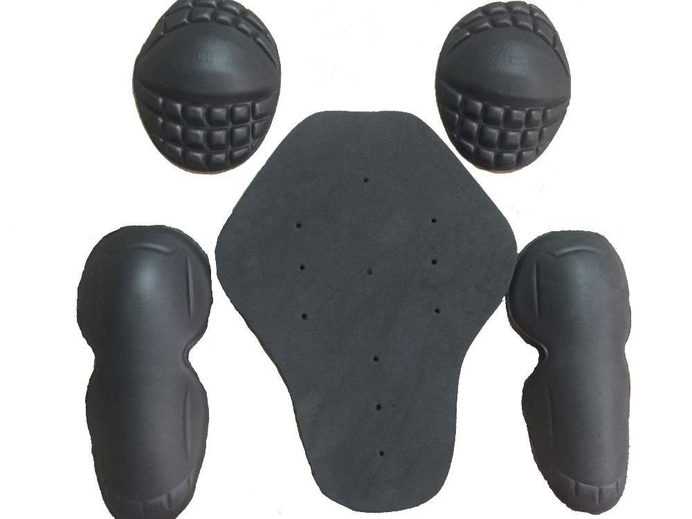 Protecteur d'armure pour épaules | Veste de moto, 5 pièces, protège-dos, coudières protège-épaules pour veste intérieure