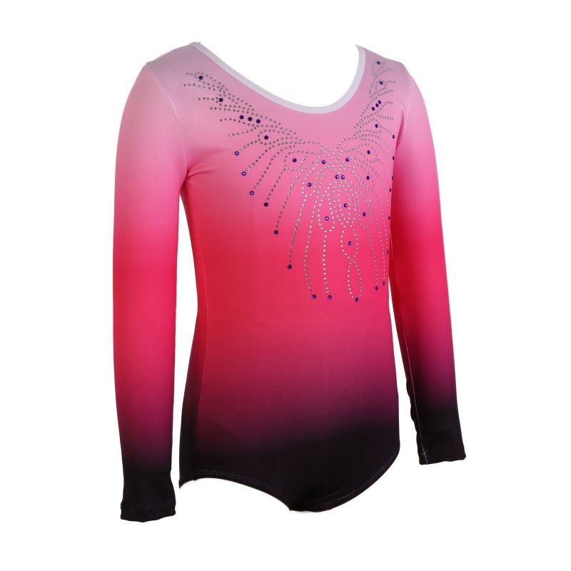 Meisjes Maillots Ballet Jurk Ballerina Ballet Maillots Gymnastiek Lange Mouwen Kleurverloop Kostuums Dans Slijtage Kostuums
