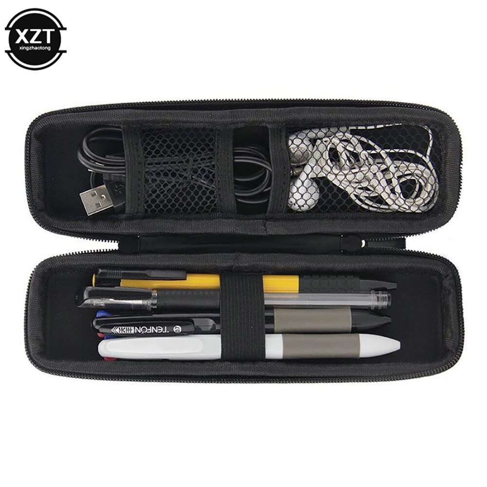 Black EVA Hard Shell Stylus Pen Pencil Case Holder Protective Carrying Box Bag Storage Container for Pen Ballpoint Pen Stylus: Default Title