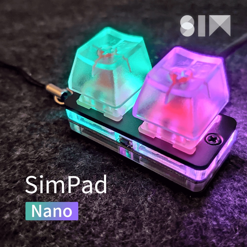 Simpad Nano Osu Mini Toetsenbord Touch Wielas Tester Gaming Toetsenbord Osu Ondersteuning Rode Schakelaar Gaming Mechanische Toetsenbord