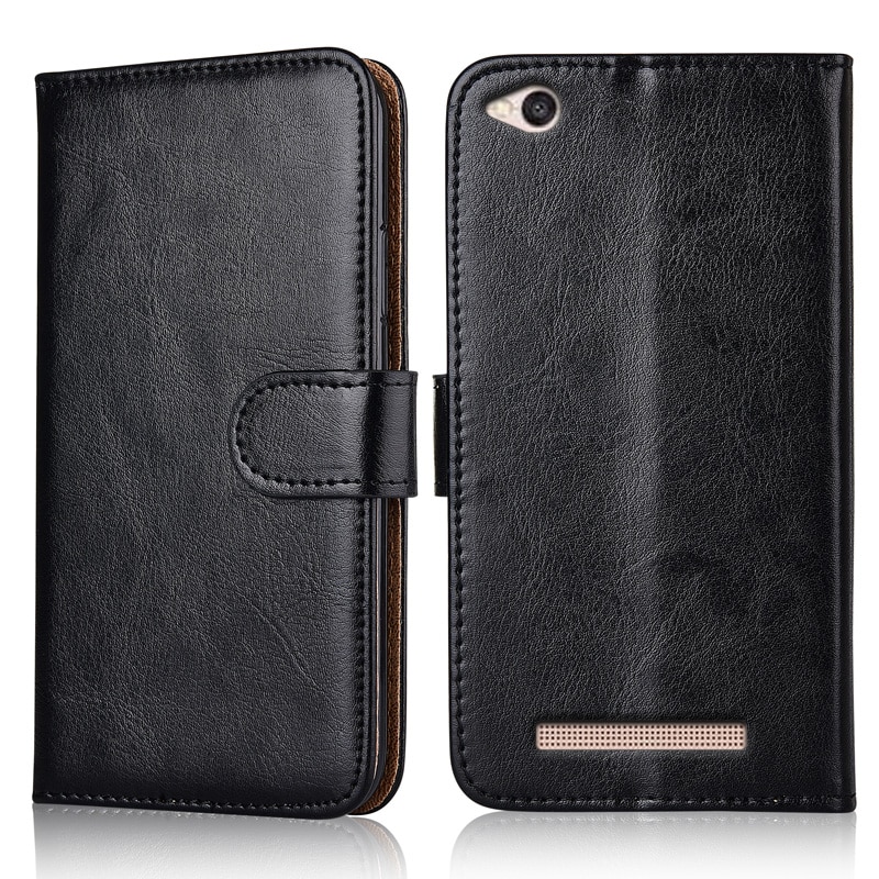 Funda de cuero para Xiaomi Redmi 4A, funda de lujo clásica para teléfono inteligente Redmi 4A