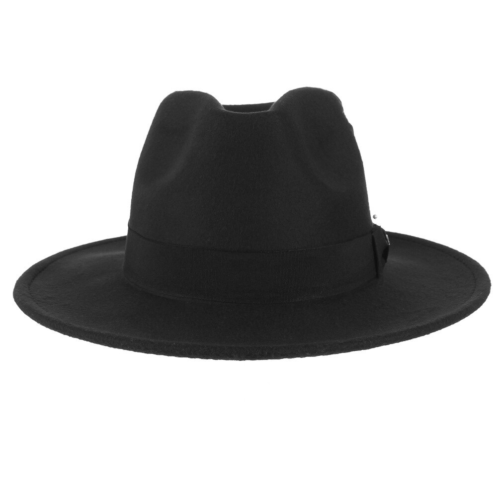 Fedora's hoed mannen vrouwen europees amerikaans feest winter fedora pet dame man naaien all-match banket hoeden  h7203
