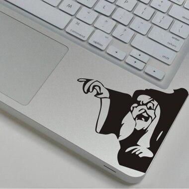 Humoristiska killar laptop klistermärken för macbook air pro retina ipad tablet pc dator klistermärken för xiaomi/asus/hp partiell dekal: Ws-svart  (72)