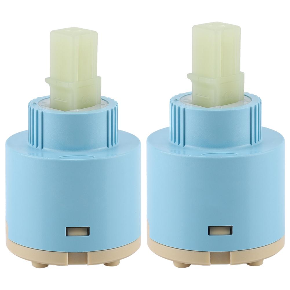 35/40mm Ceramic Cartridge Water Mixer Tap Inner Control Faucet Valve ABS Blue Practical