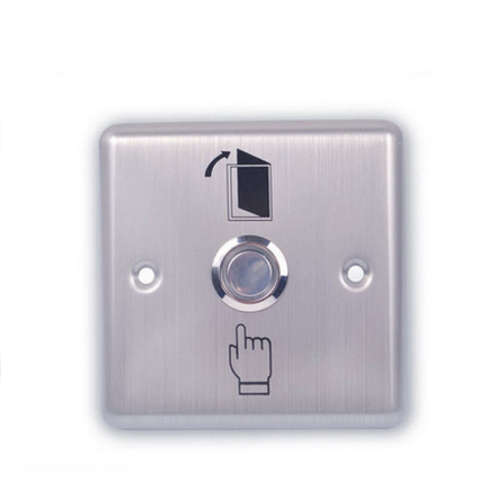 Stainless steel door access switch Long bar exit button Metal material Suitable for narrow/wide door frame