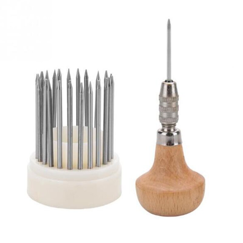 23pcs Beading Tools Set For Diamond Stone Setting & Micro-pave Graver Jewelry Nail Tools