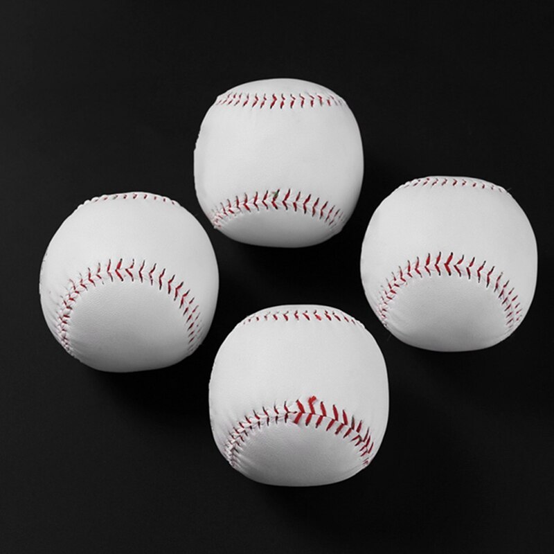 GM 9 # Handgemaakte Baseball PU Bovenste Hardball Honkbal Bal Training Honkbal Softbal 10 Inch 9th Effen Baseball