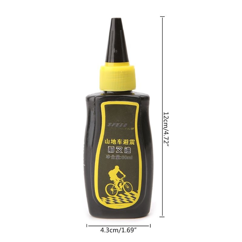 60ml Bicycle Lubricant Dry Teflon Lube Chain Oil Mountain Bike Fork Oil 425E