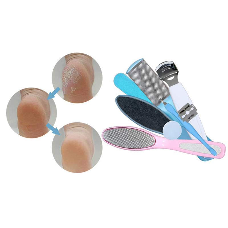 Juego de Herramientas de manicura portátil, removedor de callos para pies, máquina de afeitar, Kit de pedicura para limpiar fácilmente y eliminar eficazmente los callos