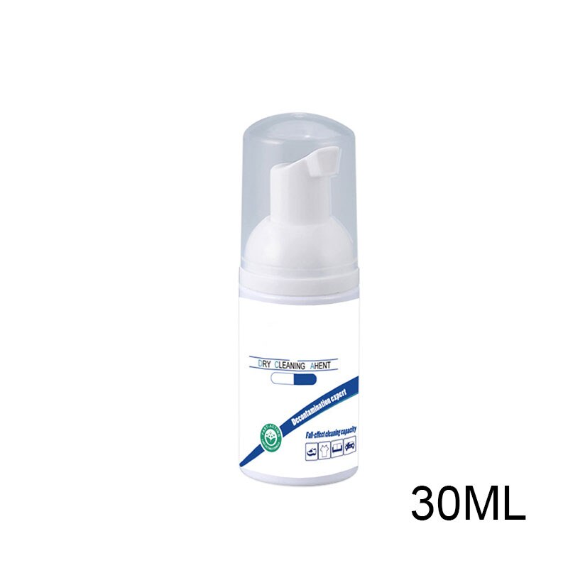 Suministros de limpieza de espuma, sin agua, 30/100ml, para ropa, zapatos, bolsa, hogar, REME889: 30ml